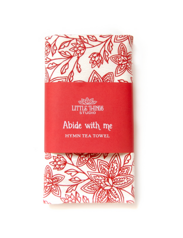 Abide With Me Tea Towel