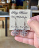 Earrings -- Ring Weaver Flowers