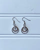 Earrings -- Ring Weaver Interlocking Circles