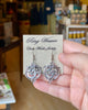 Earrings -- Ring Weaver Celtic Flower