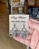 Earrings -- Ring Weaver Celtic Triangle