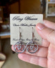 Earrings -- Ring Weaver 3x Bullseye