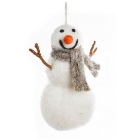 Traditional Snowman Ornament