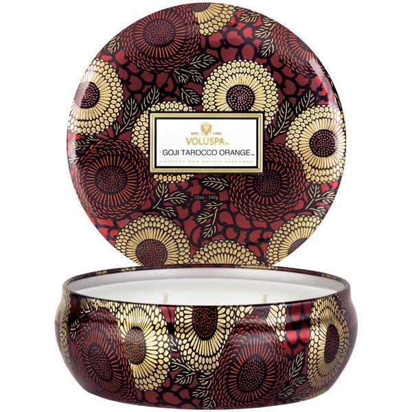 Voluspa -- 3 Wick Tin Candle (various scents)