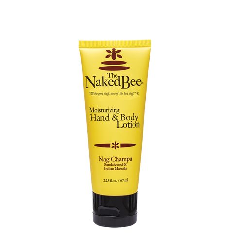 Naked Bee Moisturizing Hand and Body Lotion -- Nag Champa