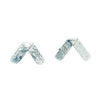 World Finds Axis Hammered Earrings