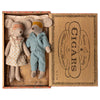 Maileg Mum and Dad Mice in a Cigar Box