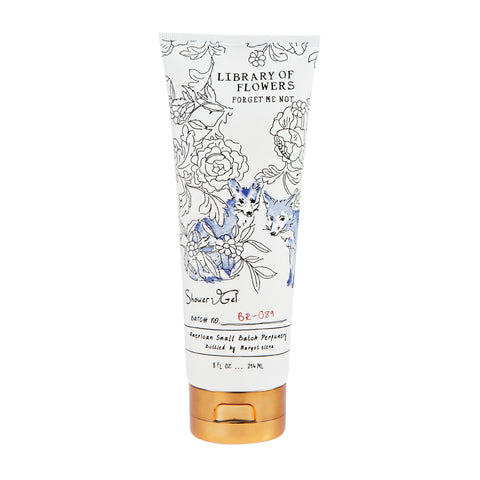 Library of Flowers -- Forget Me Not Shower Gel