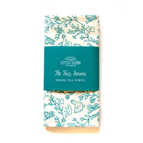 Four Seasons -- Spring Tea Towel